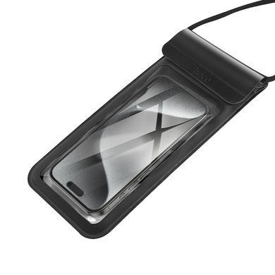 Прозорий водонепроникний чохол для телефону HOCO HX53 Treasure Leather Чорний