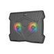 Підставка для ноутбука з охолодженням MEETION CoolingPad CP2020 з підсвіткою RGB 15&deg;, 2USB Чорний