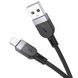Кабель для зарядки Lightning Apple iPhone HOCO X109 Energy 1м, 2,4A Чорний
