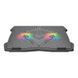 Підставка для ноутбука з охолодженням MEETION CoolingPad CP2020 з підсвіткою RGB 15&deg;, 2USB Чорний