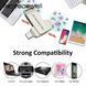 Флешка металева 2в1 256ГБ USB-Lightning для Apple iPhone, iPad, комп'ютера, Android Microdrive A3 256GB OTG Срібний