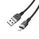 Кабель для зарядки Lightning Apple iPhone HOCO X109 Energy 1м, 2,4A Чорний