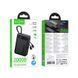 Павербанк 20000 mAh з вбудованими кабелями Type-C і Lightning HOCO J171A повербанк power bank