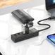 USB-hub хаб 4-в-1 підтримка накопичувача до 1Tb HOCO HB25 Easy mix |Type-C to USB 3.0*1+USB 2.0*3| Чорний
