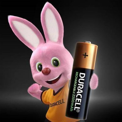Акумулятори пальчик AA Duracell Rechargeable AA HR6 2500mAh 4шт