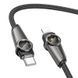 Кабель для зарядки телефона Apple iPhone та передачі даних Type-C-Lightning BOROFONE BU49 27W, 120см Черный