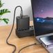 Кабель для зарядки телефона Apple iPhone та передачі даних Type-C-Lightning BOROFONE BU49 27W, 120см Черный