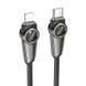 Кабель для зарядки телефона Apple iPhone та передачі даних Type-C-Lightning BOROFONE BU49 27W, 120см Черный