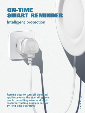 Розумна Wi-Fi розетка LDNIO WIFI SMART POWER PLUG SCW1050 2500W, 10A, 2.4Ghz Білий