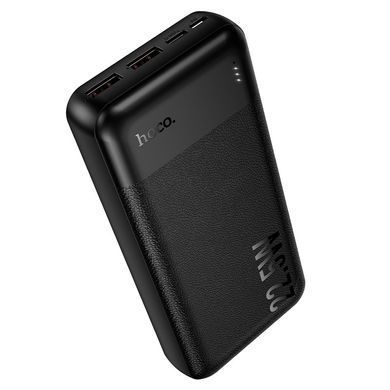 Павербанк 20000mAh зі швидкою зарядкою 22.5W HOCO J159A 2USB 1Type-C Чорний