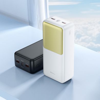 Павербанк повербанк зі швидкою зарядкою 22.5W 30000mAh HOCO J136B 2USB/1Type-C, 22.5W+PD20W Чорний
