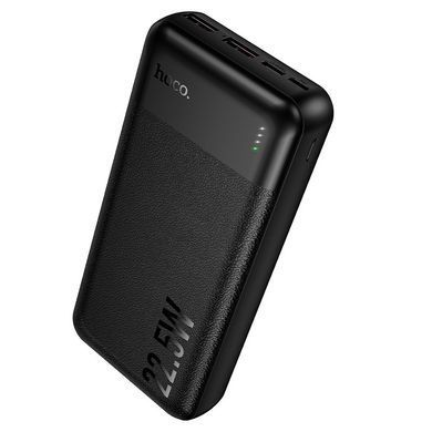 Павербанк 20000mAh зі швидкою зарядкою 22.5W HOCO J159A 2USB 1Type-C Чорний