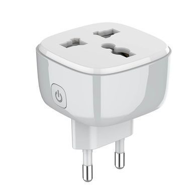 Розумна Wi-Fi розетка LDNIO WIFI SMART POWER PLUG SCW1050 2500W, 10A, 2.4Ghz Білий