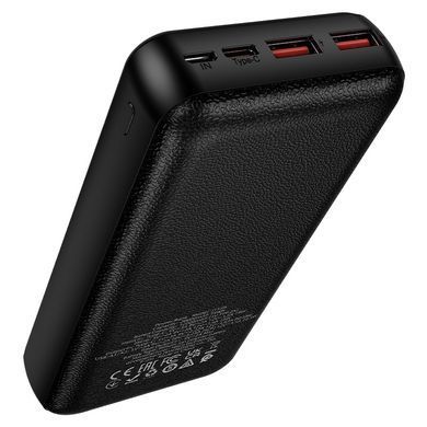 Павербанк 20000mAh зі швидкою зарядкою 22.5W HOCO J159A 2USB 1Type-C Чорний