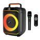 Колонка з мікрофоном Sing-e CQS-S682 караоке колонка портативна Bluetooth колонка 15W бездротова колонка з мікрофоном