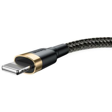 Кабель для зарядки Lightning Apple iPhone BASEUS Cafule Cable 200см |1.5A| Чорний CALKLF-CV1