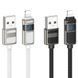 Кабель для зарядки та передачі даних USB на Lightning HOCO U137 12W, 1.2 м Чорний
