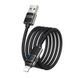 Кабель для зарядки та передачі даних USB на Lightning HOCO U137 12W, 1.2 м Чорний