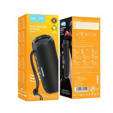 Портативна блютуз колонка HOCO HC16 | AUX, SD-card, Bluetooth, USB, FM-Radio| Чорний