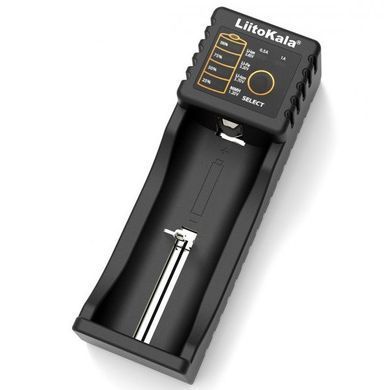 Зарядний пристрій для акумуляторів LIITOKALA Lii-100B 1 канал/Ni-Mh/Li-ion//Li-Fe/USB/LED Чорний