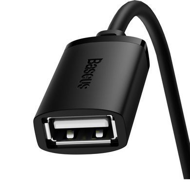USB кабель подовжувач 2m BASEUS AirJoy Series USB2.0 Чорний B00631103111-03