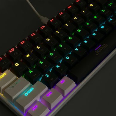Компактна механічна ігрова клавіатура Jedel KL69 дротова клавіатура з RGB-підсвічуванням 65138