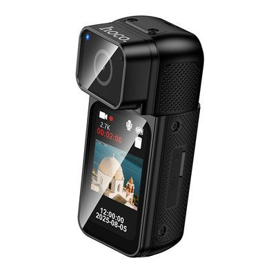 Спортивна камера з кольоровим екраном HOCO DV105 Wi-Fi + APP, 350mAh Чорний