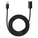 USB кабель подовжувач 2m BASEUS AirJoy Series USB2.0 Чорний B00631103111-03