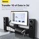 USB кабель подовжувач 2m BASEUS AirJoy Series USB2.0 Чорний B00631103111-03