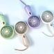 Портативний вентилятор з LED-підсвічуванням ZB103 Mini 1 швидкість, 2,5 Вт Бузковий 48588