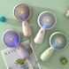 Портативний вентилятор з LED-підсвічуванням ZB103 Mini 1 швидкість, 2,5 Вт Бузковий 48588