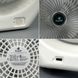 Портативний настільний вентилятор з нахилом Kisonli F105 21.5cm, 2000mAh Білий 55902