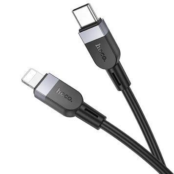 Кабель із швидкою зарядкою Lightning Apple iPhone HOCO X109 Energy 1м, PD27W Чорний