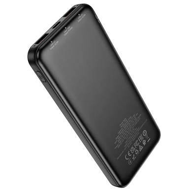 Павербанк повербанк зі швидкою зарядкою 22.5W 10000mAh HOCO J136 2USB/1Type-C, 22.5W+PD20W Чорний