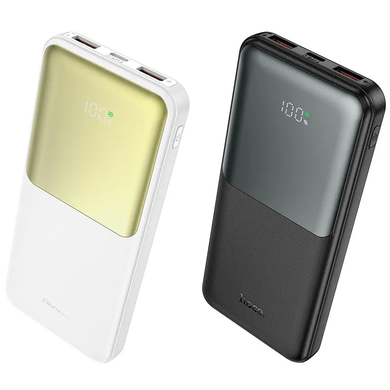 Павербанк повербанк зі швидкою зарядкою 22.5W 10000mAh HOCO J136 2USB/1Type-C, 22.5W+PD20W Чорний