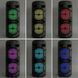 Безпровідна колонка з RGB-підсвічуванням і мікрофоном Sing-e ZQS2806 2&times;10W, 3000mAh Чорний 57793
