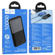 Павербанк повербанк зі швидкою зарядкою 22.5W 10000mAh HOCO J136 2USB/1Type-C, 22.5W+PD20W Чорний