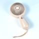 Портативний вентилятор з LED-підсвічуванням ZB103 Mini 1 швидкість, 2,5 Вт Бежевий 48588