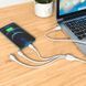 Кабель 3в1 для зарядки MicroUSB + TypeC + Lightning 3-in-1 BOROFONE BX66 1м Чорний