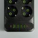 Подовжувач мережевий переноска 4м на 6 розеток + 4USB + 2Type-C UA Power F33U Чорний 63261