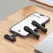 Мікрофон петличний 2 шт безпровідний HOCO L20A 60mAh Type-C, Lightning Чорний