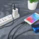 Кабель 3в1 для зарядки MicroUSB + TypeC + Lightning 3-in-1 BOROFONE BX66 1м Чорний