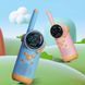 Дитяча рація Walkie Talkie D22 (2 шт) з радіусом дії до 3 км Рожевий/Блакитний, Розовый/Голубой