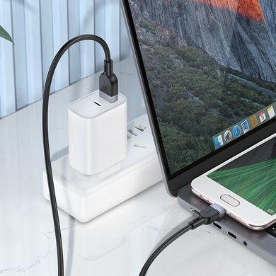 Кабель для зарядки 3м MicroUSB Android HOCO X109 Energy 2.4A Чорний