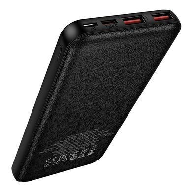 Павербанк 10000mAh зі швидкою зарядкою 22.5W HOCO J159 2USB, 1Type-C Чорний