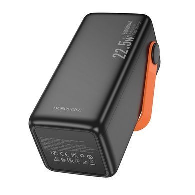 Павербанк 50000mAh зі швидкою зарядкою 22.5W та ліхтарем BOROFONE BJ66A 2USB/1Type-C Чорний