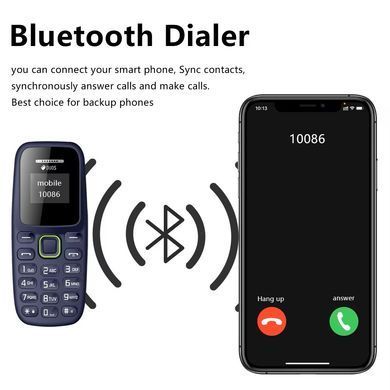 Міні телефон BM310 запасний телефон кнопковий телефон Nano SIM міні мобільний телефон чорний