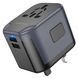 Універсальний зарядний пристрій BOROFONE BAC12 EU/UK/US/AUS, 2USB та 1Type-C Чорний