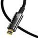 Кабель для зарядки та передачі даних Type-C - Lightning Baseus Explorer Series Auto Power-Off 20W, 1m (CATS000001) Черный 56864