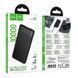 Повербанк павербанк HOCO J153 10000mAh 2USB + microUSB + Type-C Чорний